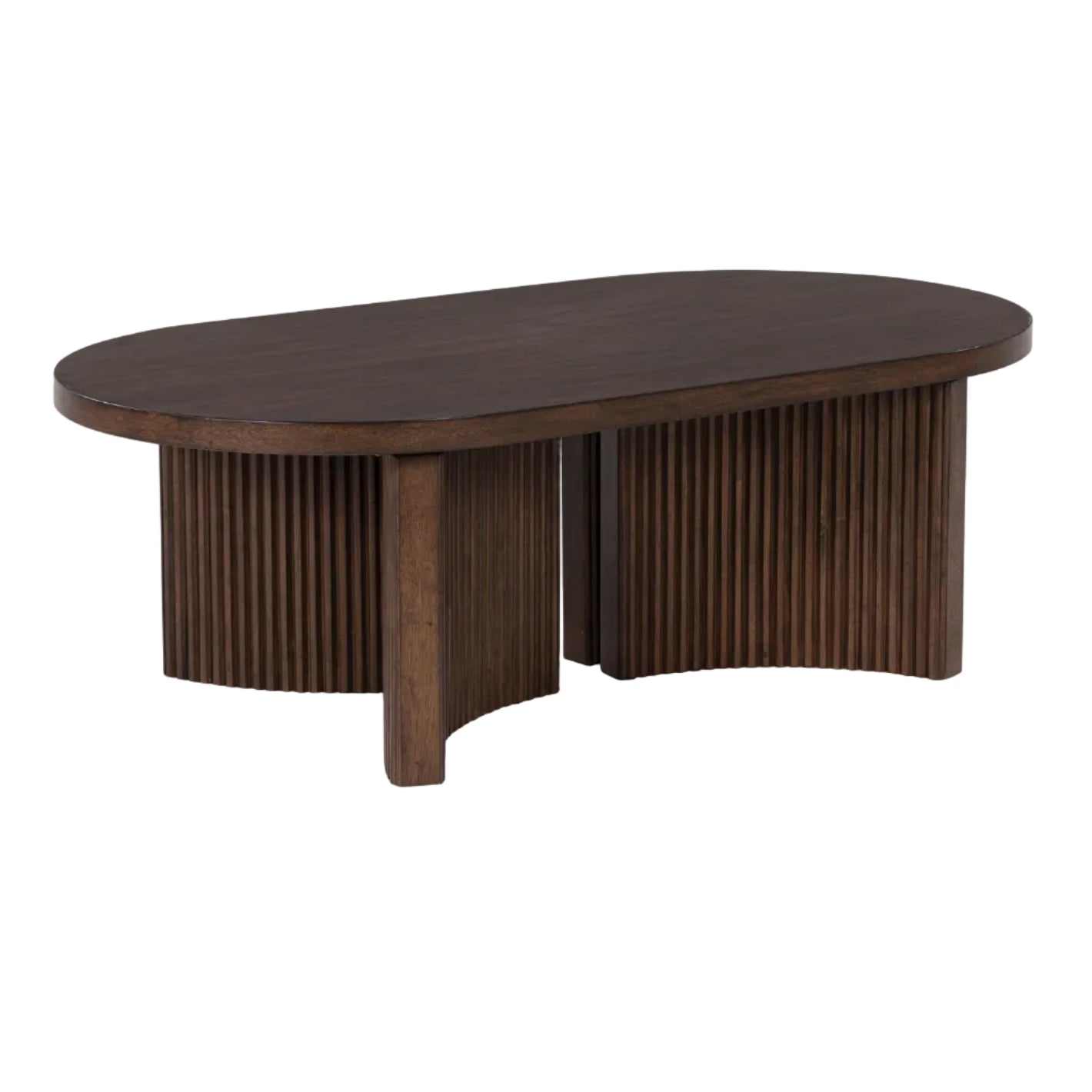 Korestone Oval Cocktail Table - Brown