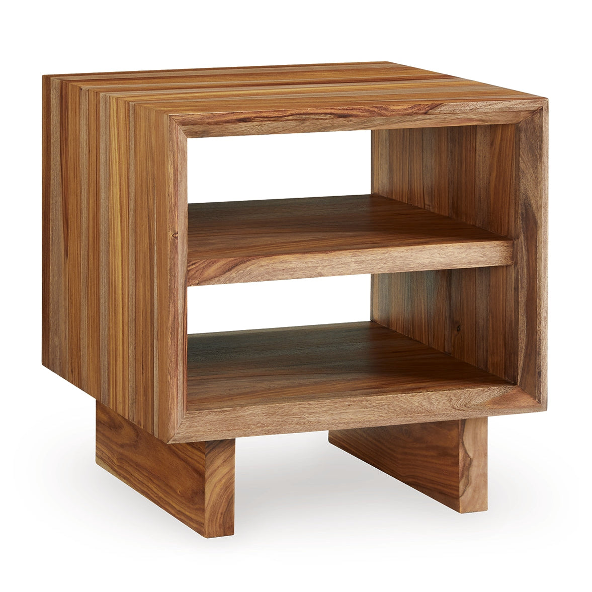 Dressonni Square End Table - Natural