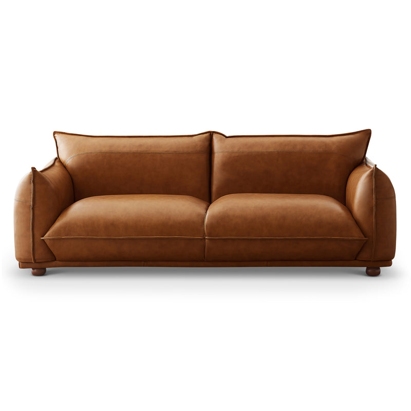 Mansfield Cognac Leather Sofa