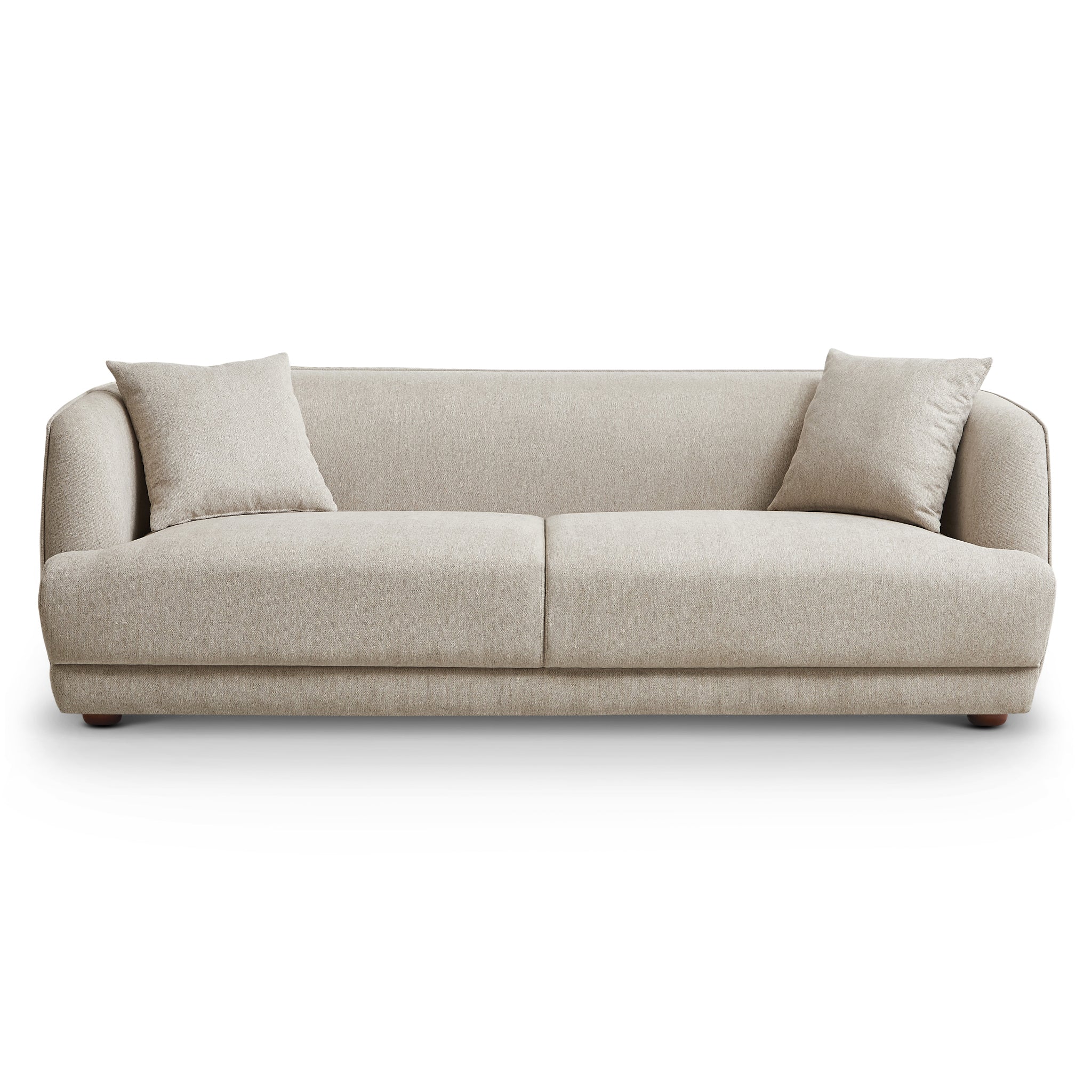 Venus Cream Linen Sofa - MidinMod