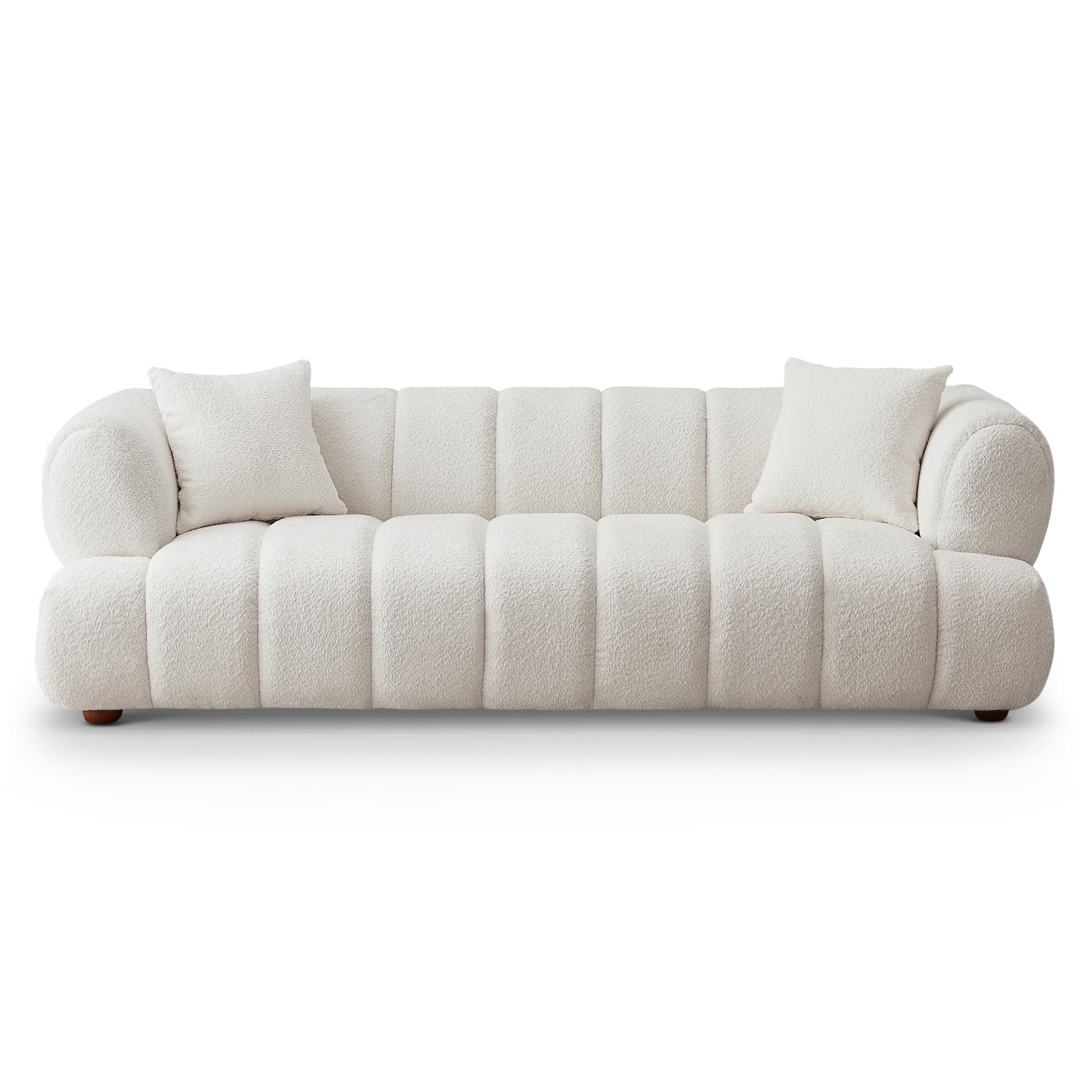 Rover Cream Boucle Sofa - MidinMod