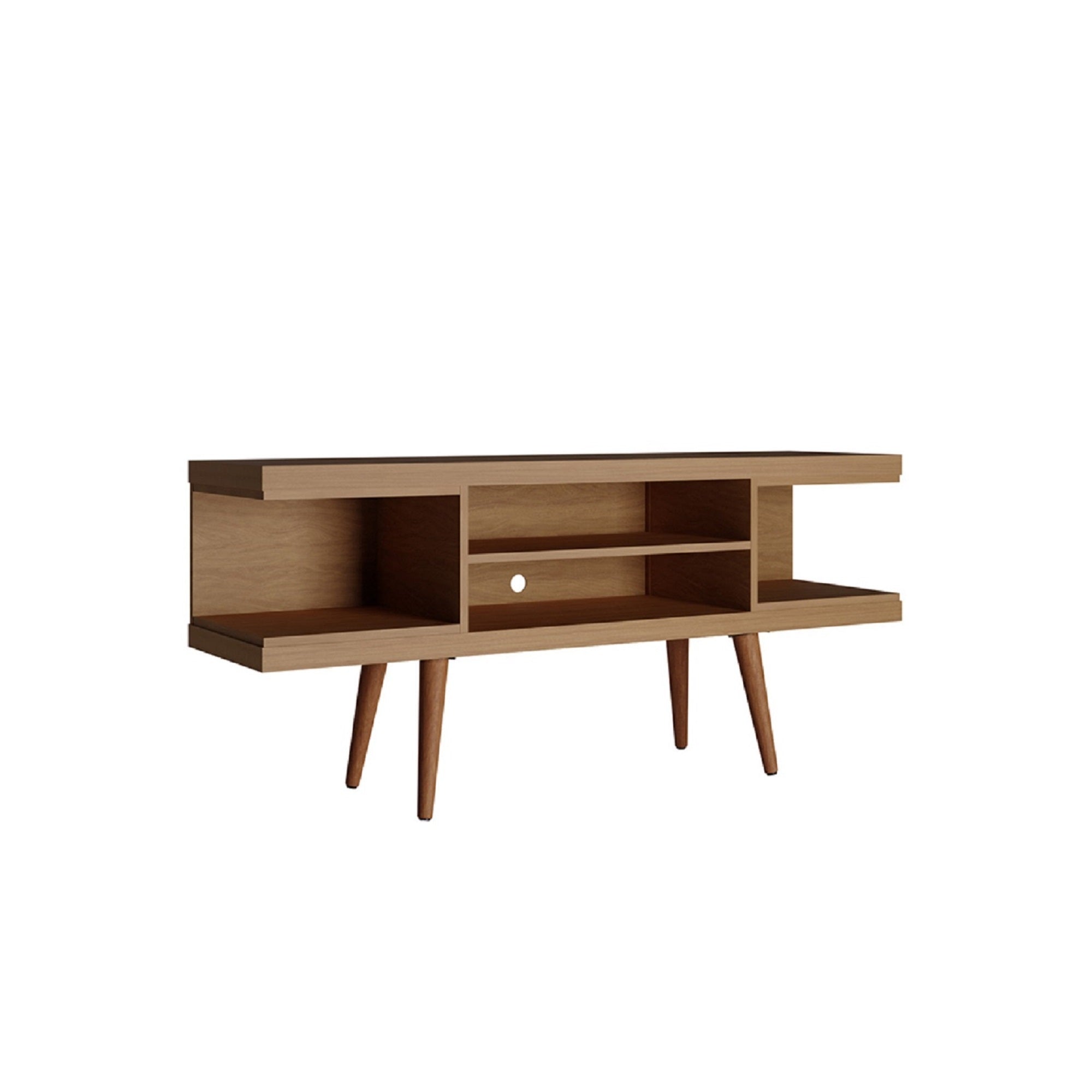 Utopia Modern Maple Cream Solid Wood TV Stand | MidinMod