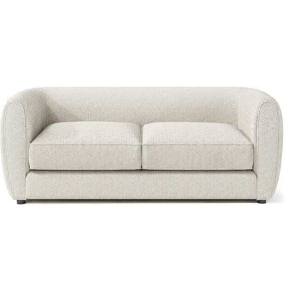 Verdal Off-White Sofa | Contemporary Tuxedo Boucle Sofa | MidinMod