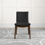 Virginia Dining Chair (Black Vegan Leather)
