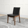 Virginia Dining Chair (Black Vegan Leather)