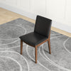 Virginia Dining Chair (Black Vegan Leather)