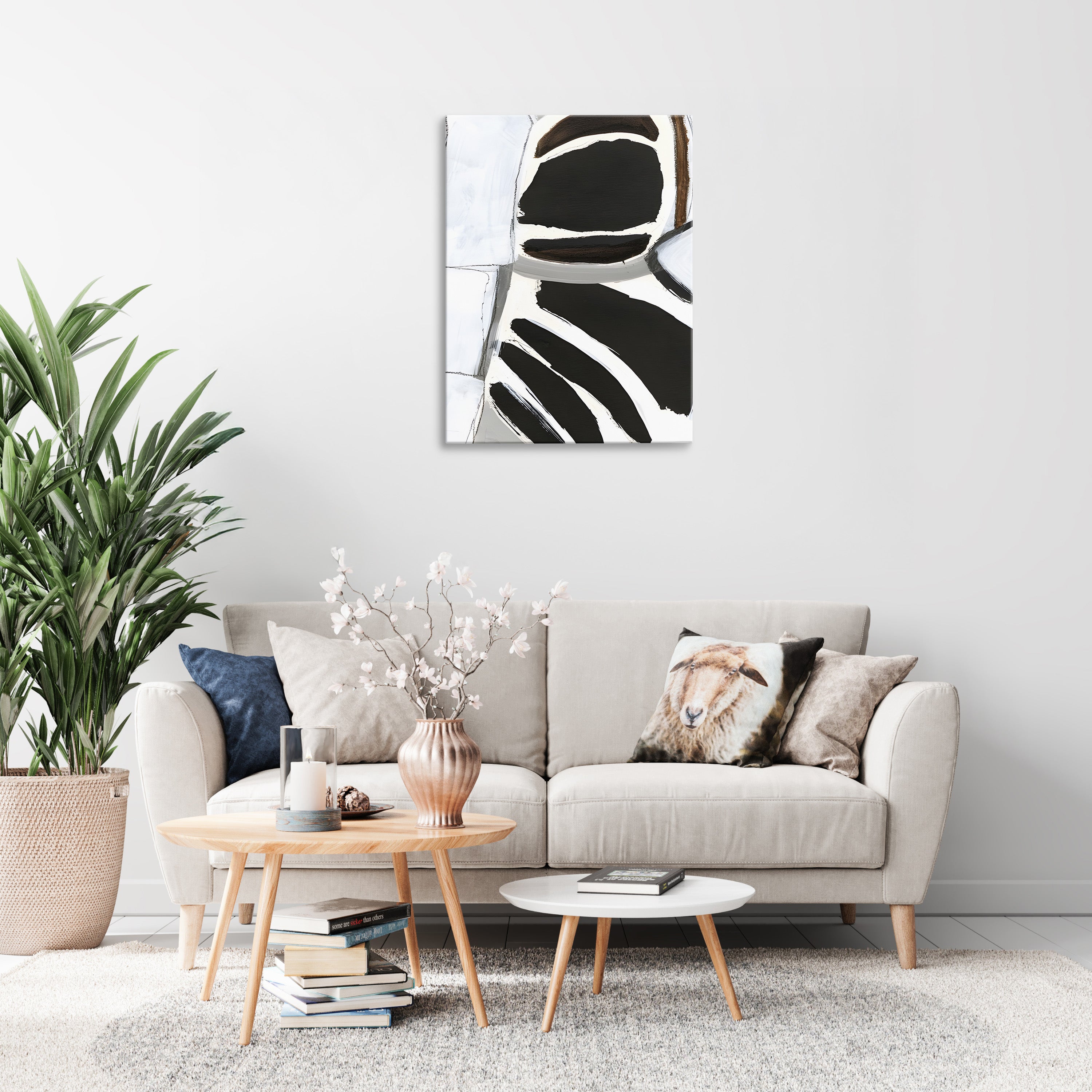 Graphic Shape Shift Abstract Wall Art