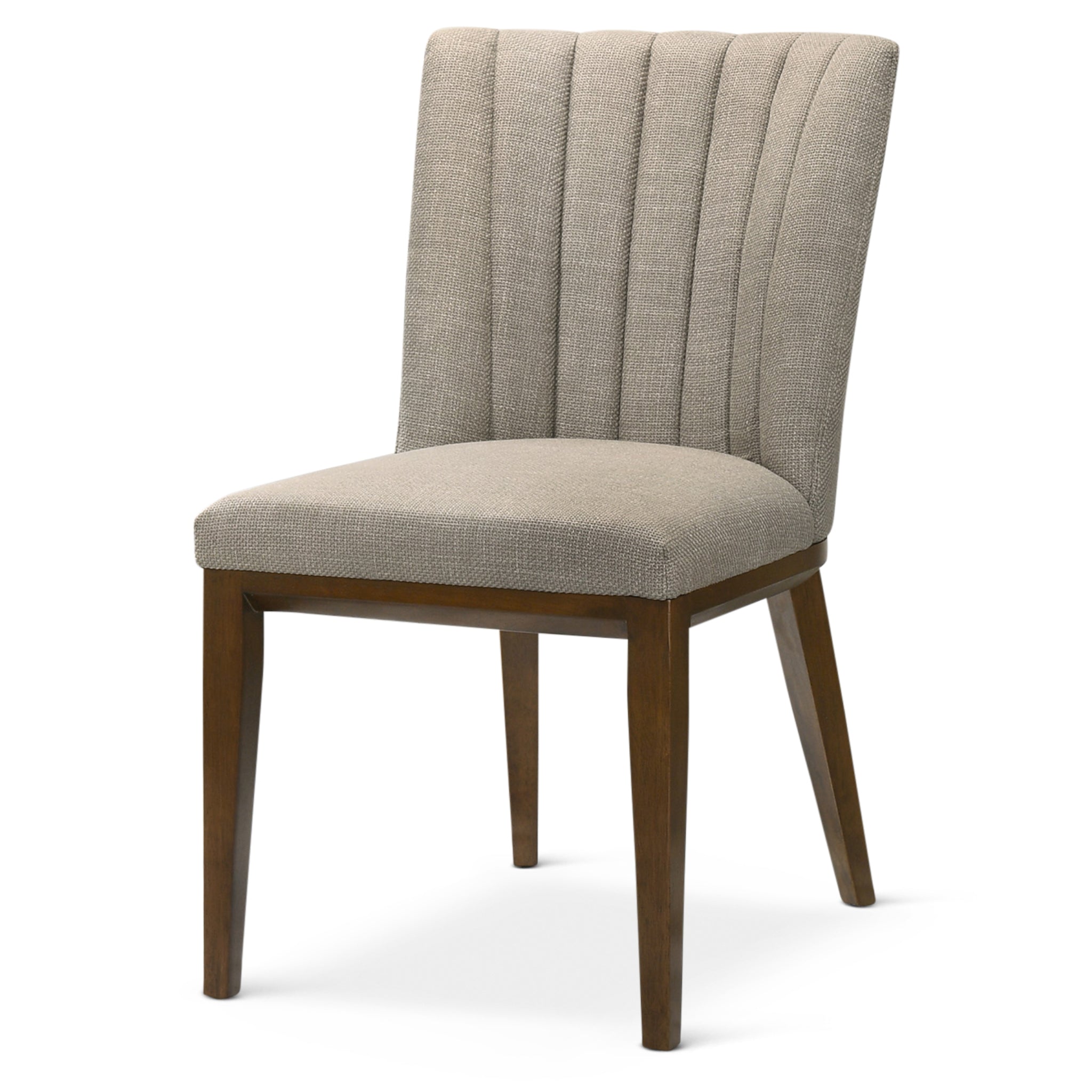 Elm Cream Fabric Dining Chair Set of 2 - MidinMod