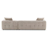 Wade Mocha Boucle L-Shaped Right Sectional Sofa