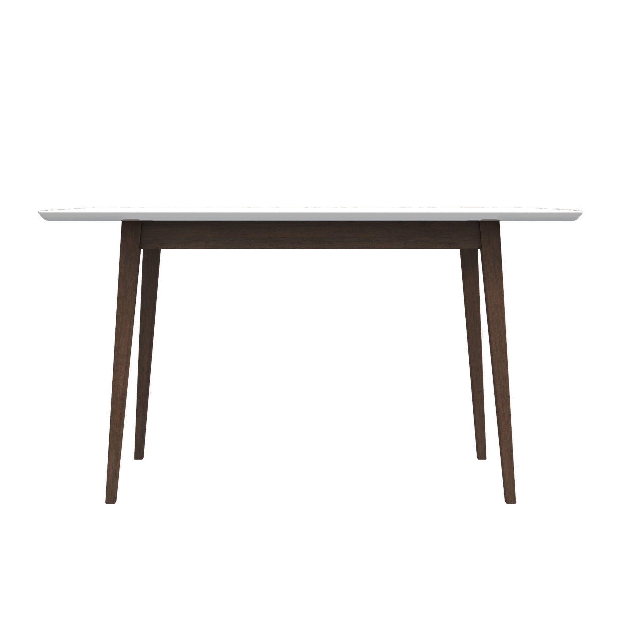 Adira White Top Small Dining Table 47" - MidinMod Houston Tx Mid Century Furniture Store - Dining Tables 5