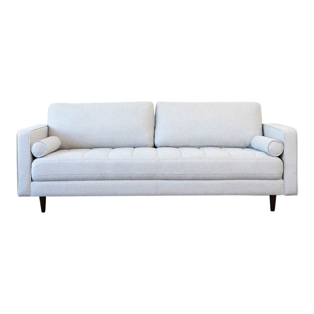 Daphne Light Gray Fabric Sofa - MidinMod