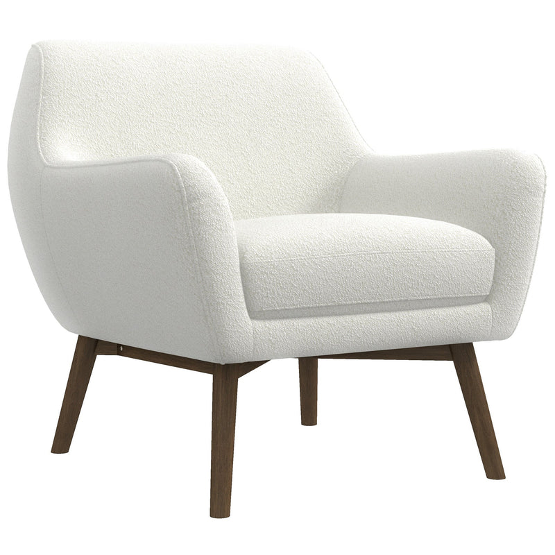 Penny Lounge Chair (White Boucle)