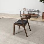 Reggie Dining Chair (Black Vegan Leather)