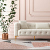 Uptown Cream Boucle Sofa - MidinMod Houston Tx Mid Century Furniture Store - Sofas 8