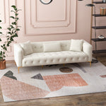 Uptown Cream Boucle Sofa - MidinMod Houston Tx Mid Century Furniture Store - Sofas 2