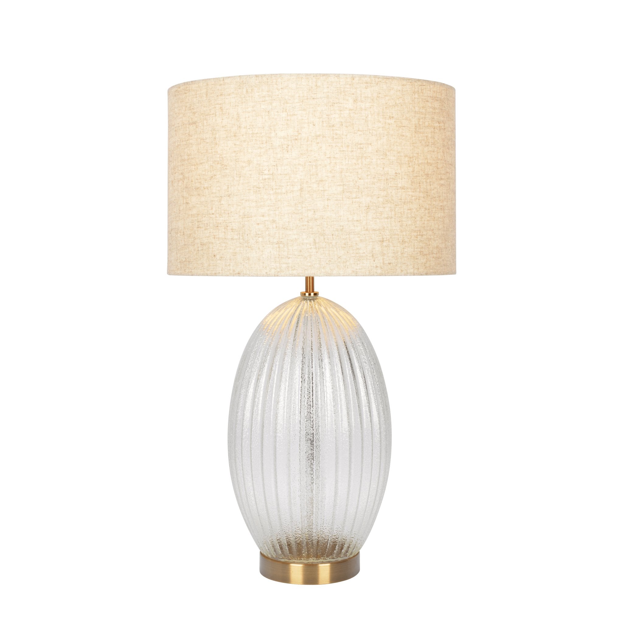 Clear base fashion table lamps