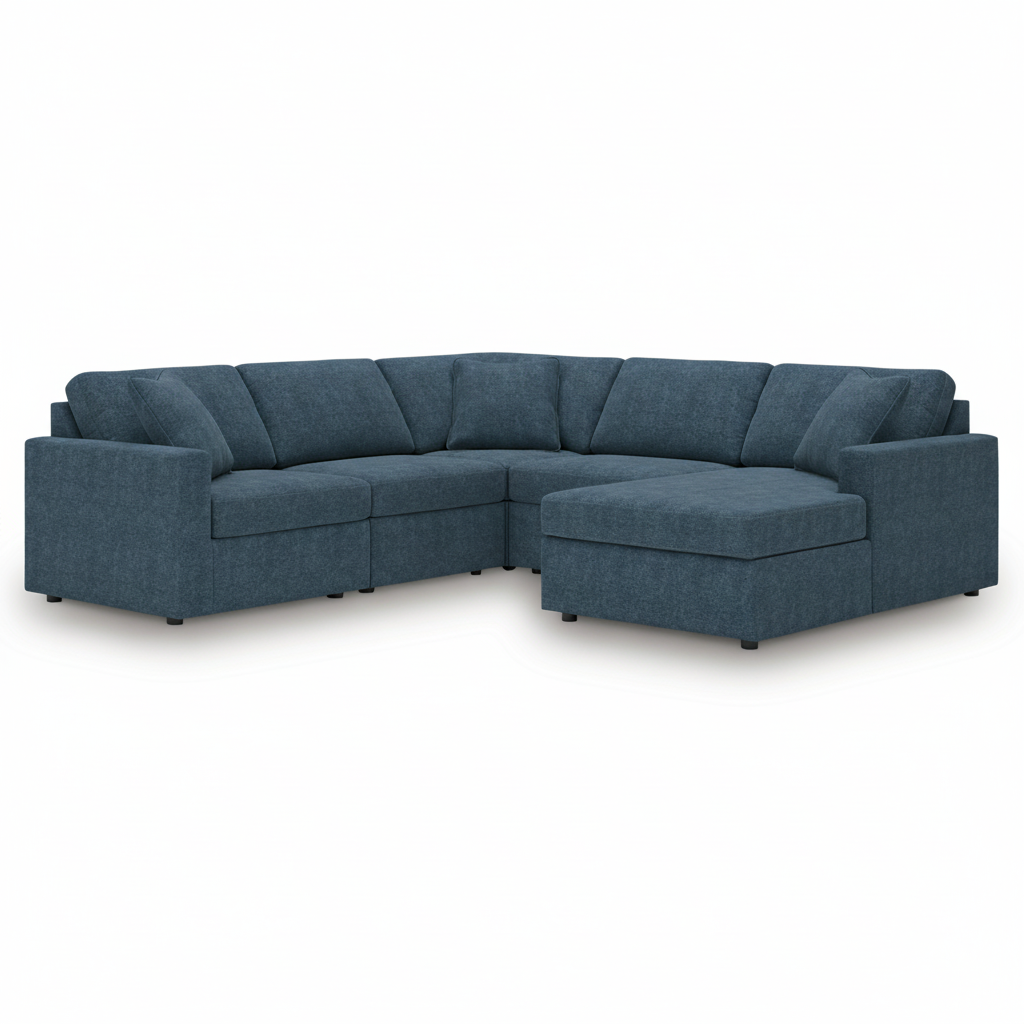 Modmax 5-Piece Sectional with Chaise - Oyster, Right-Arm Chaise