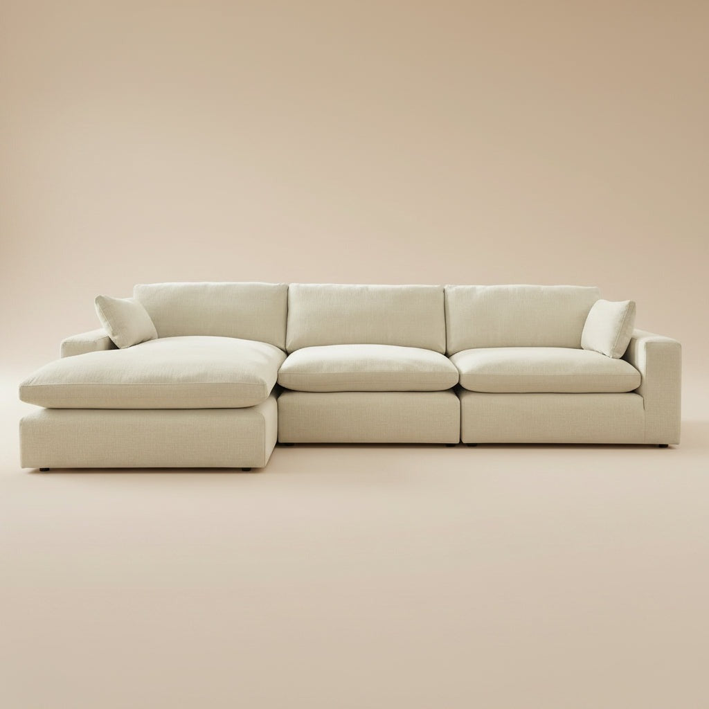 Elyza 3-Piece Sectional with Chaise - Left-Arm Chaise