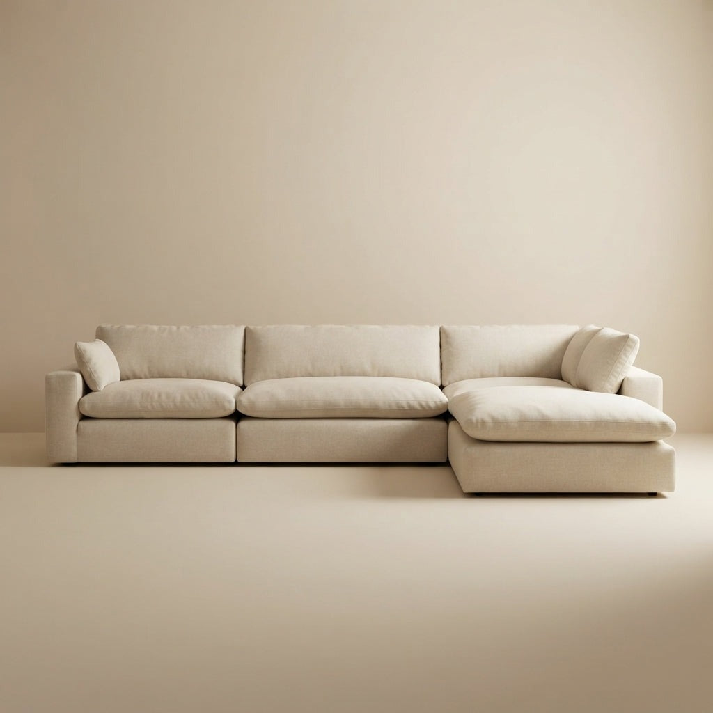 Elyza 5-Piece Sectional with Chaise - Right-Arm Chaise