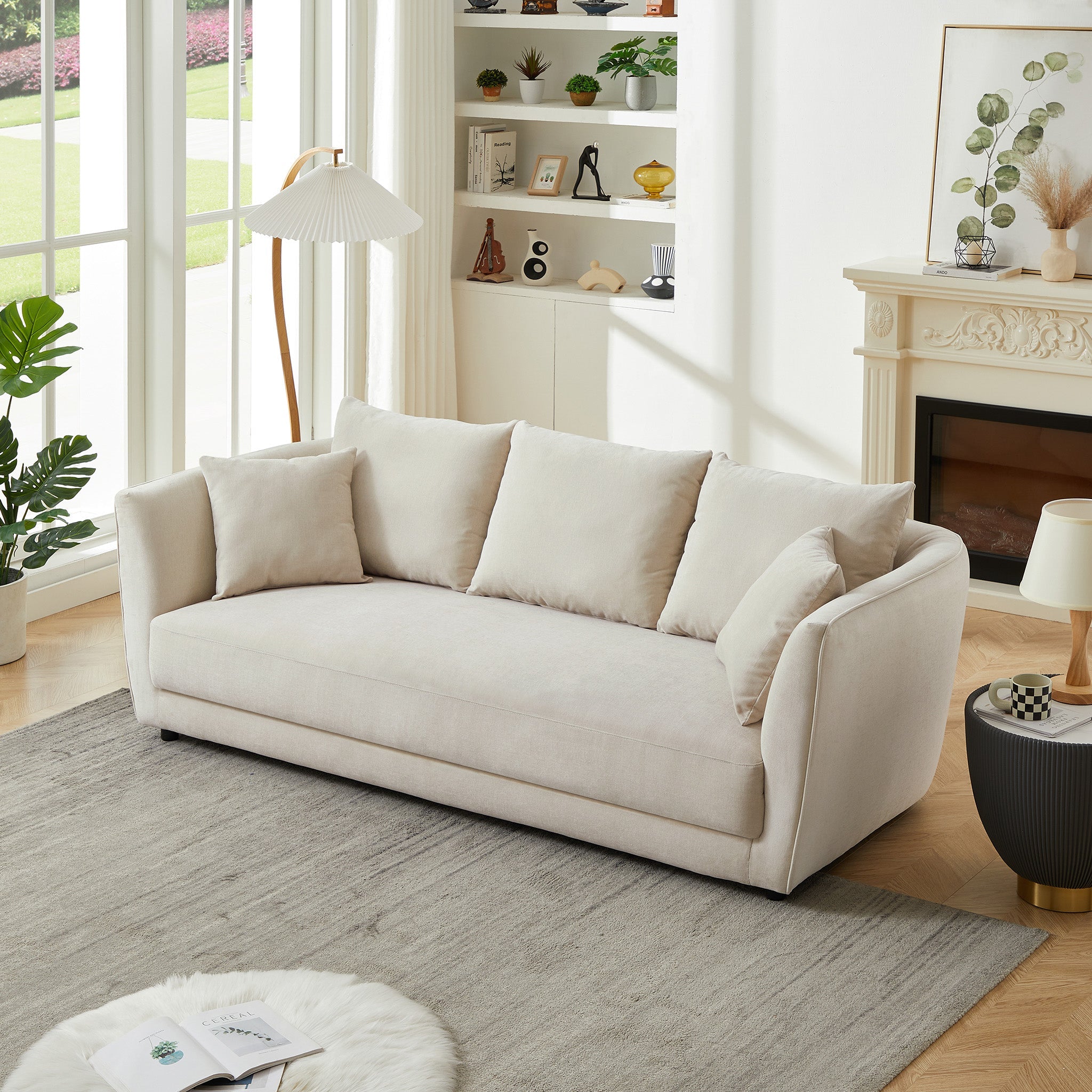 Linen couch deals