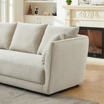 Pula Cream Linen Sofa