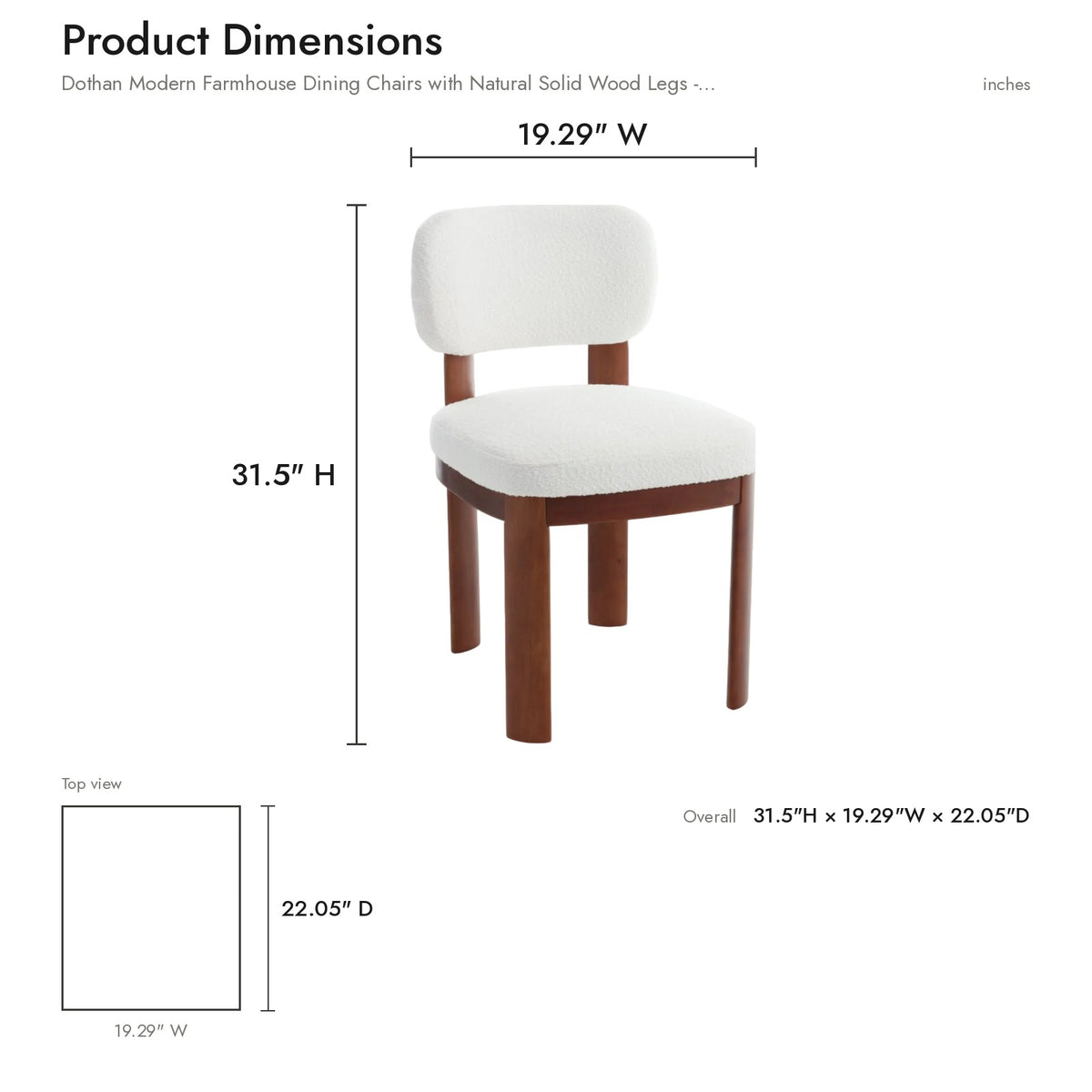 Product Dimensions