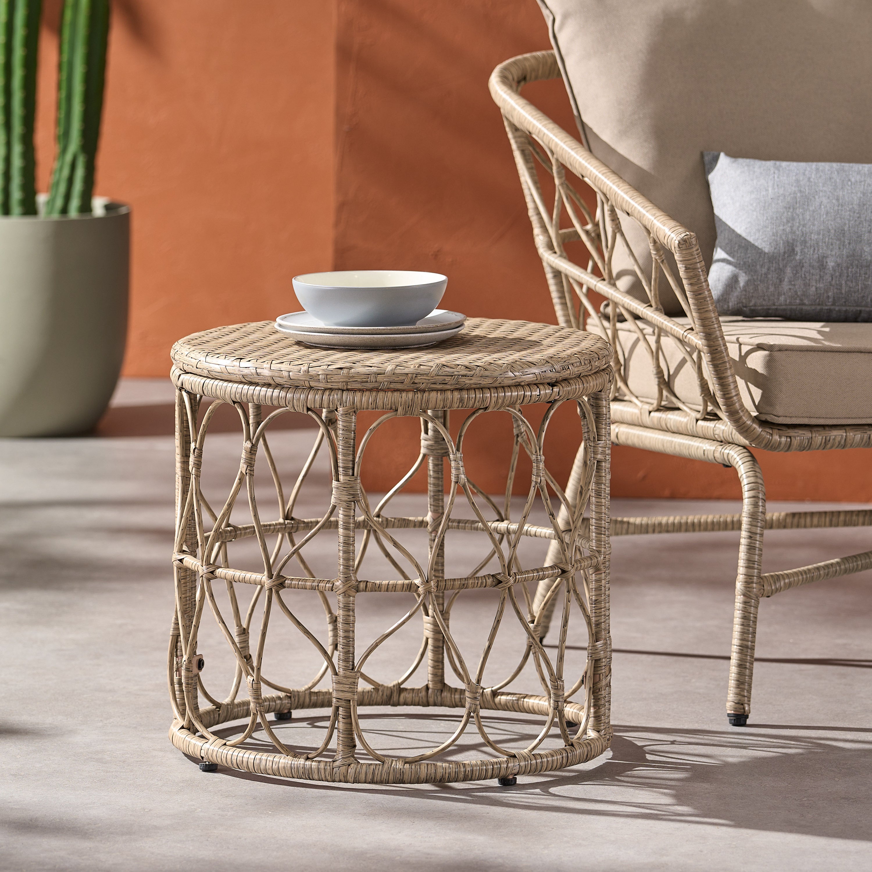 Bruce Outdoor Side Table Patio Accent