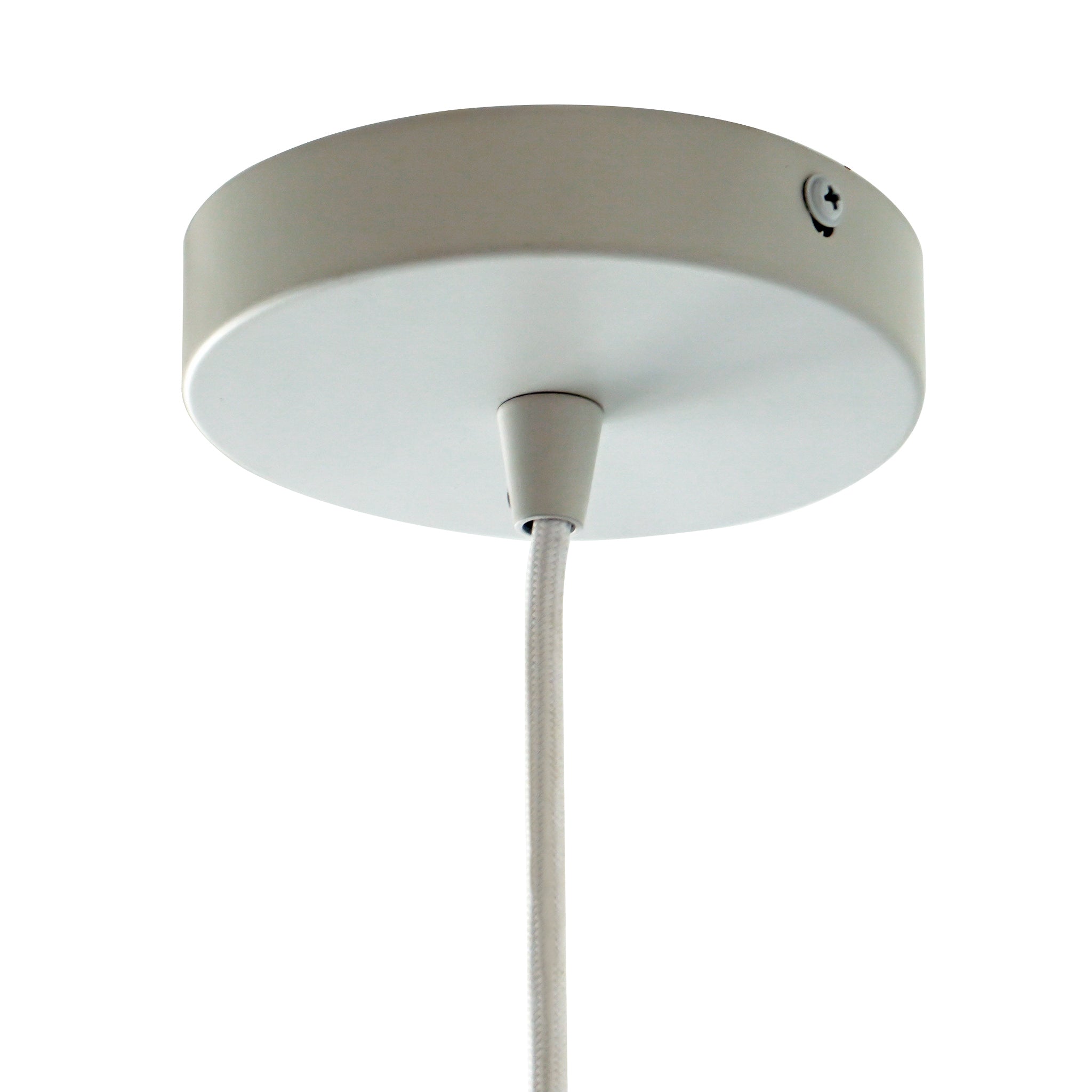 Flare Pendant Lamp White-Natural-Terracotta