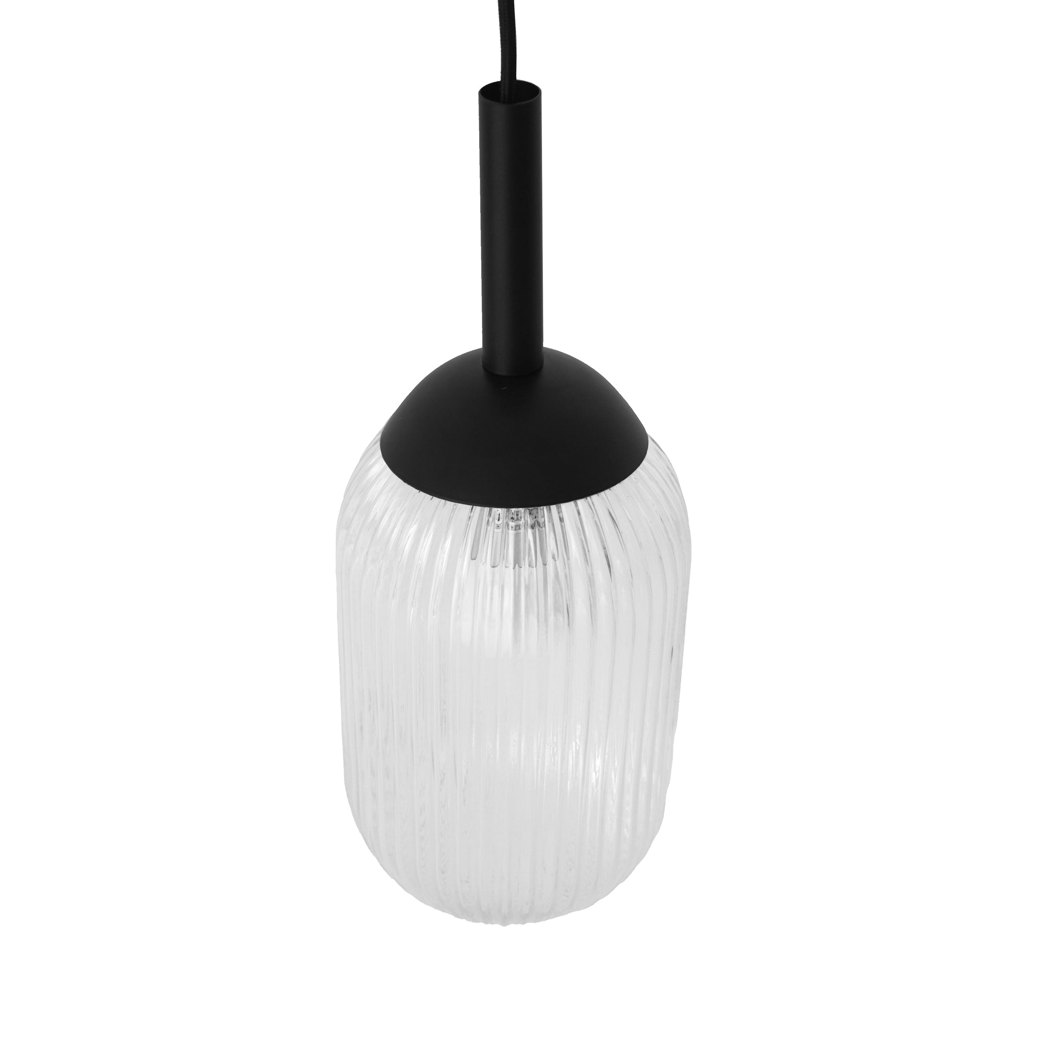 Glint Pendant Lamp Black-Clear