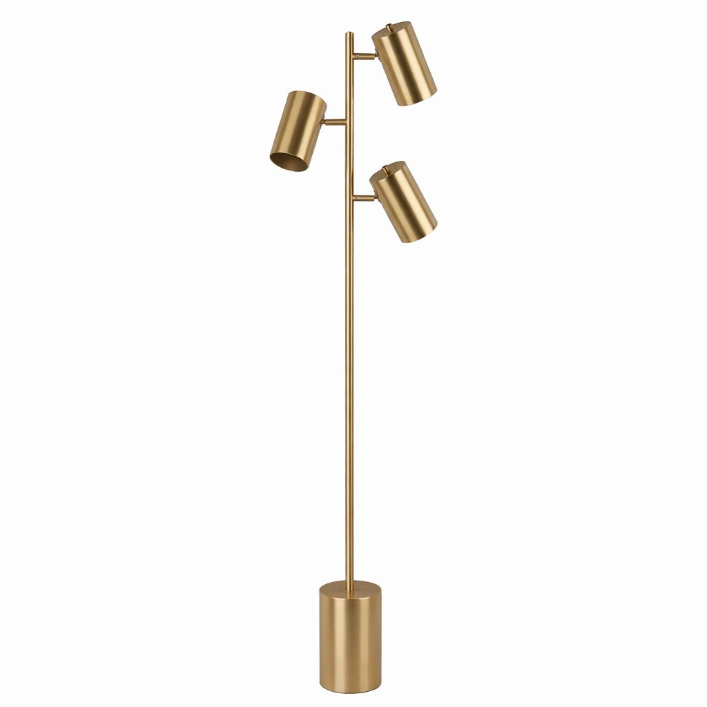 Harmony Brassed Gold Floor Lamp