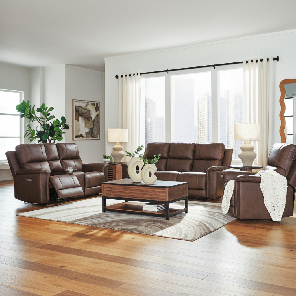 Beryton 5-Piece Power Reclining Sectional