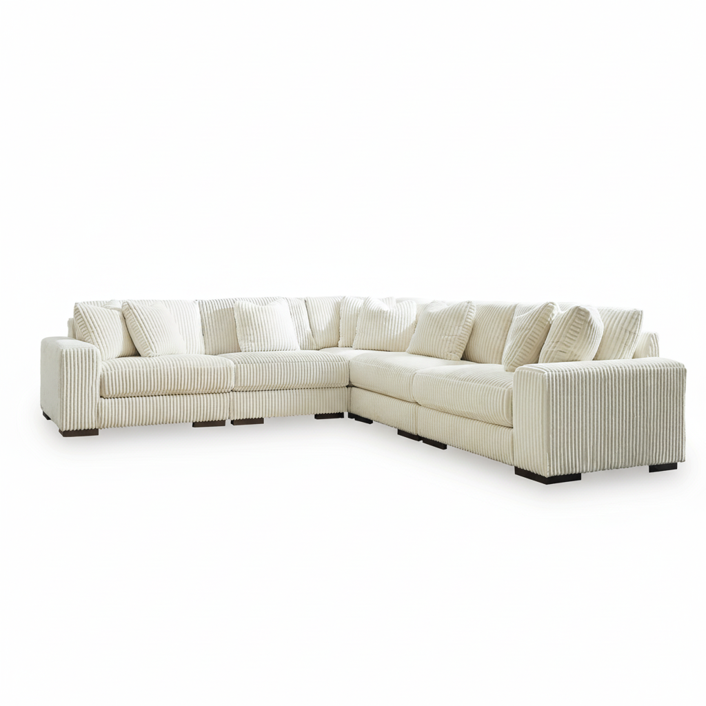Lindyn 5-Piece Sectional - Fog