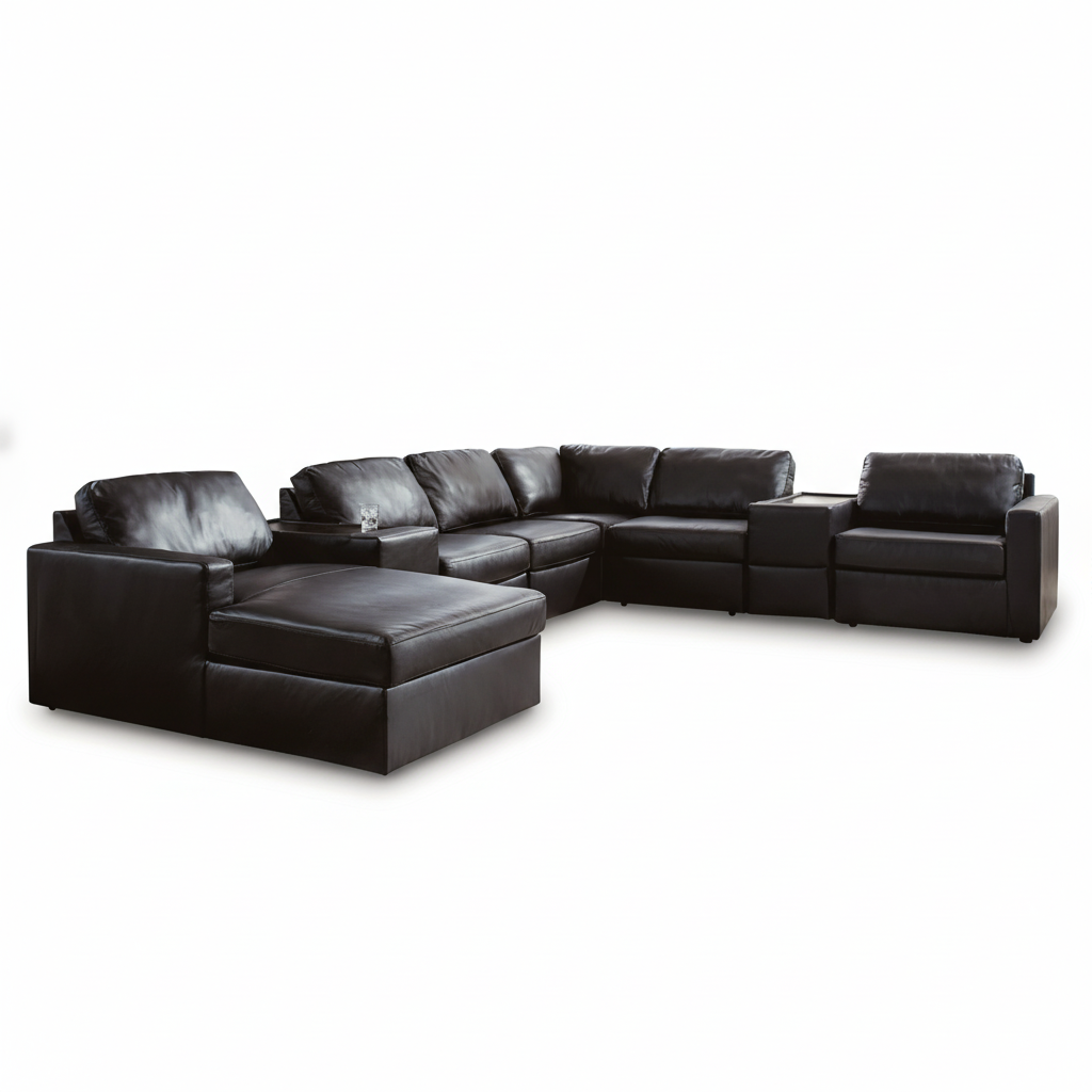 Modmax II 8-Piece Sectional with Chaise and Storage Consoles
