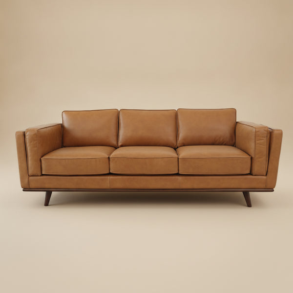 Ferre Tan Real Leather Sofa