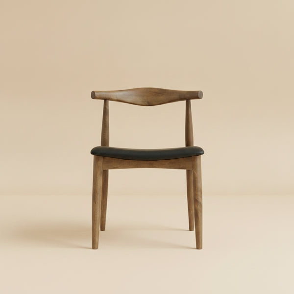 Juliet Dining Chair Black Vegan Leather - Set of 2