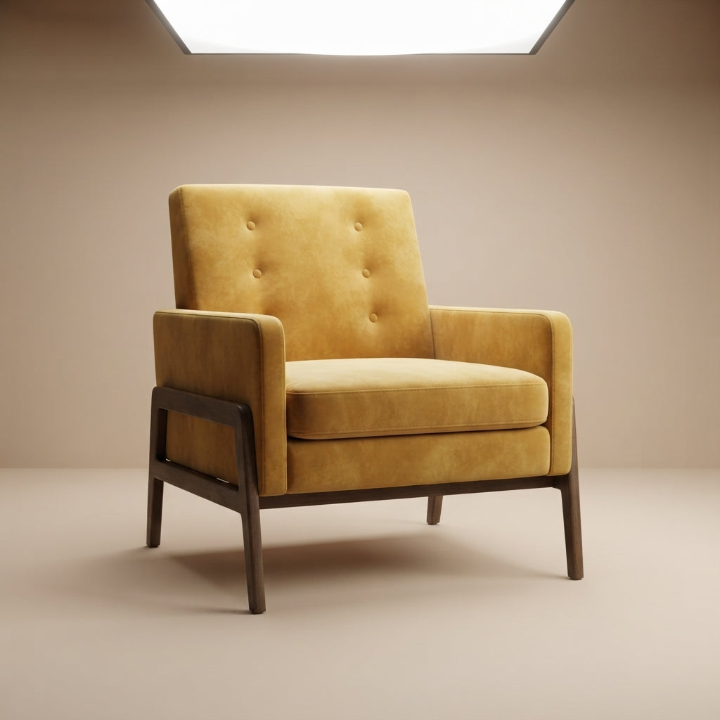 Stella Gold Velvet Lounge Chair