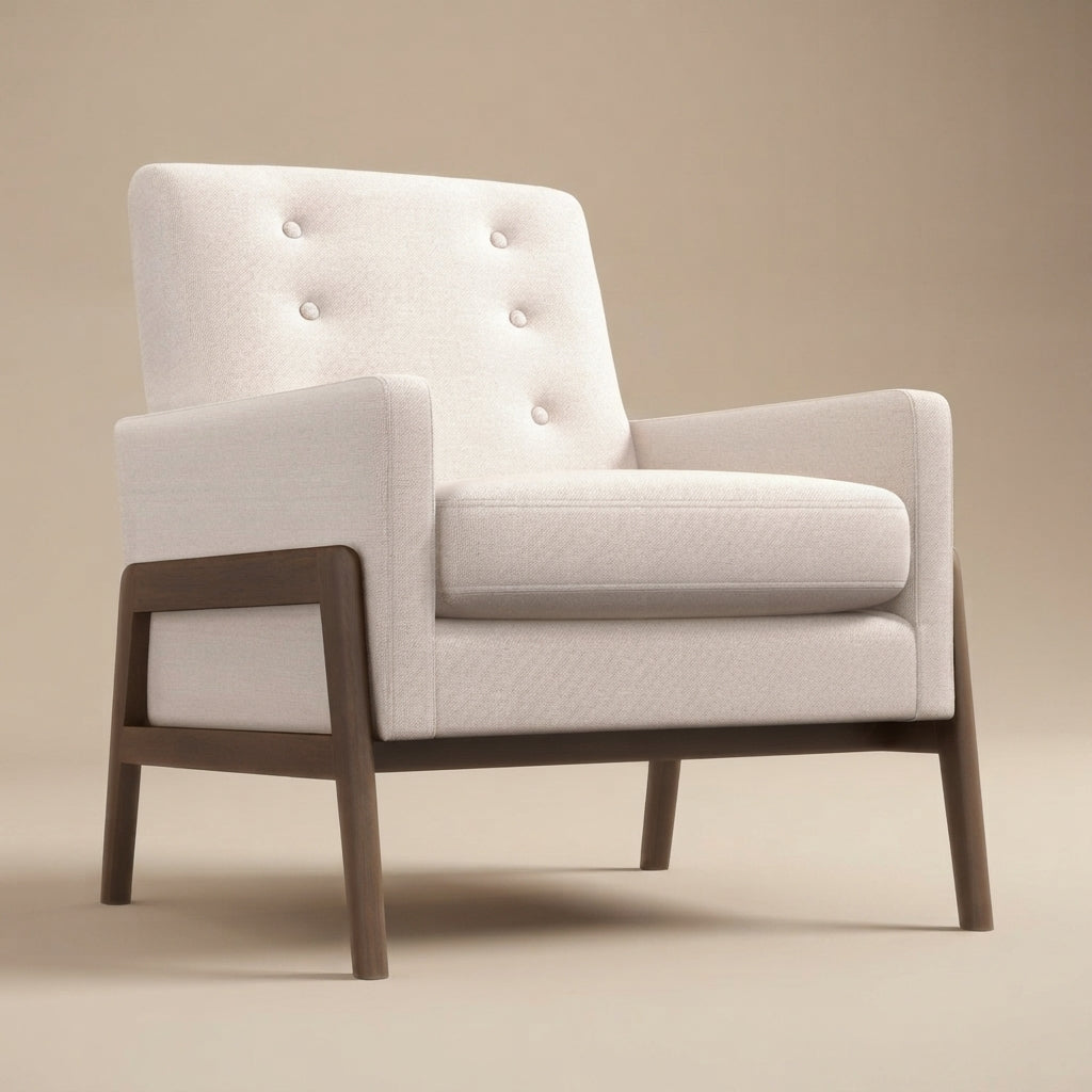 Stella Beige Lounge Chair