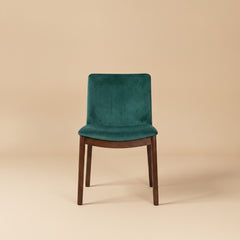 Virginia Green Velvet Dining Chair Set of 2 | Modern Scandinavian