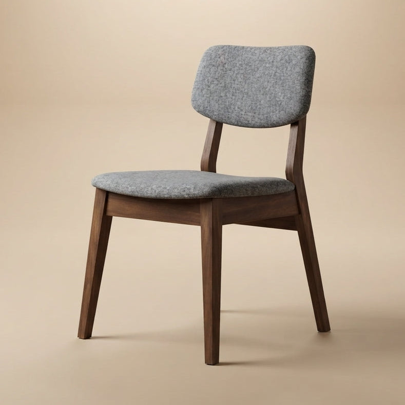 Abbott Dark Grey Fabric Dining Chair Set of 2