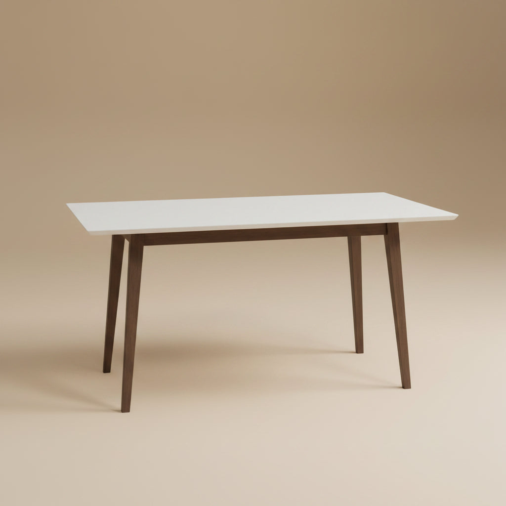 Adira White Top Small Dining Table 47"