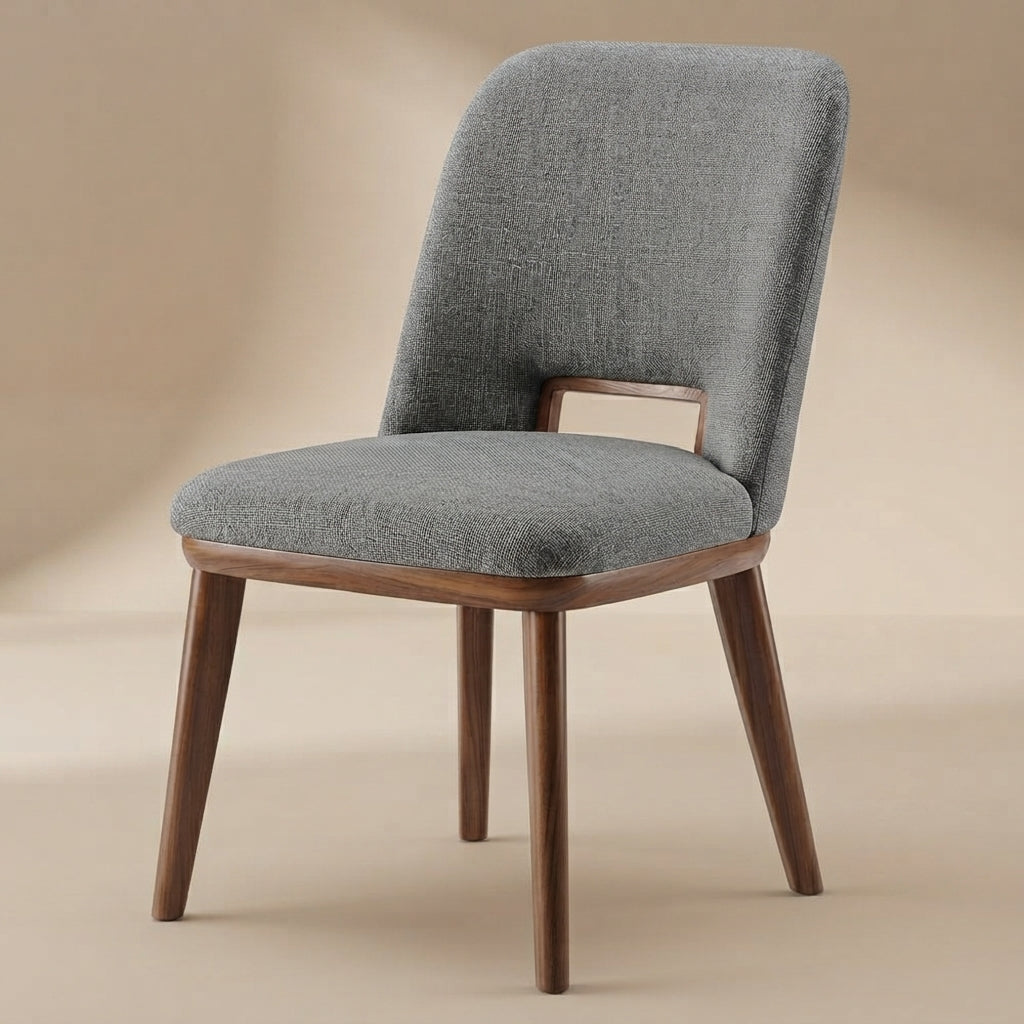 Bonney Light Grey Fabric Dining Chair