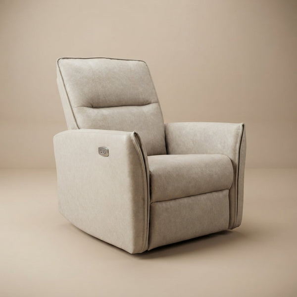 Ashland Cream Suede Recliner Chair