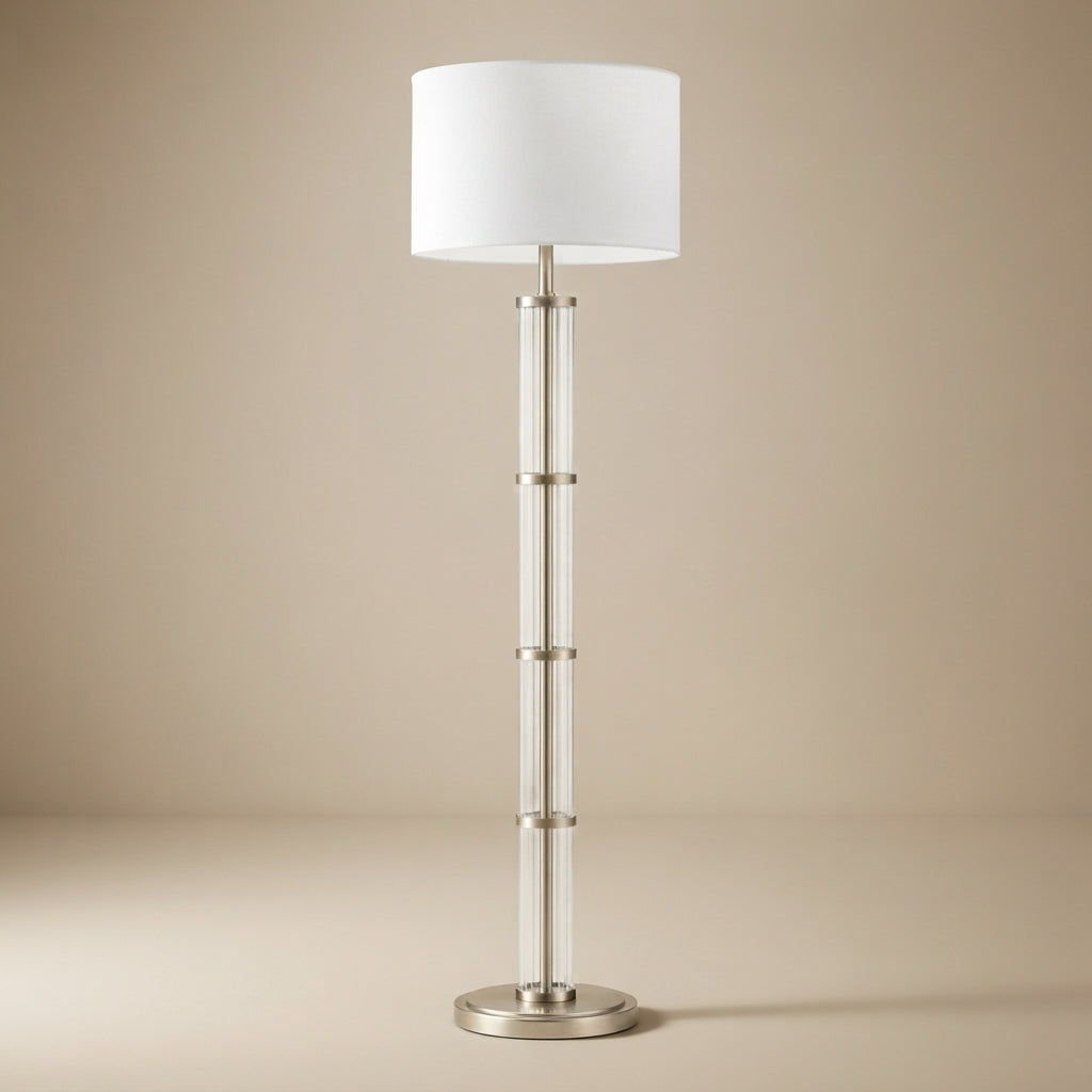 Nimbus Brushed Nickel Floor Lamp