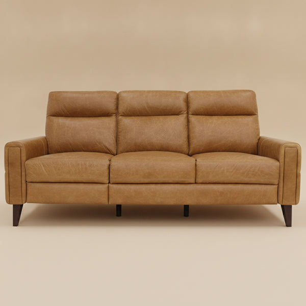 Crafton Incliner Sofa Left - Waxy Tan Leather