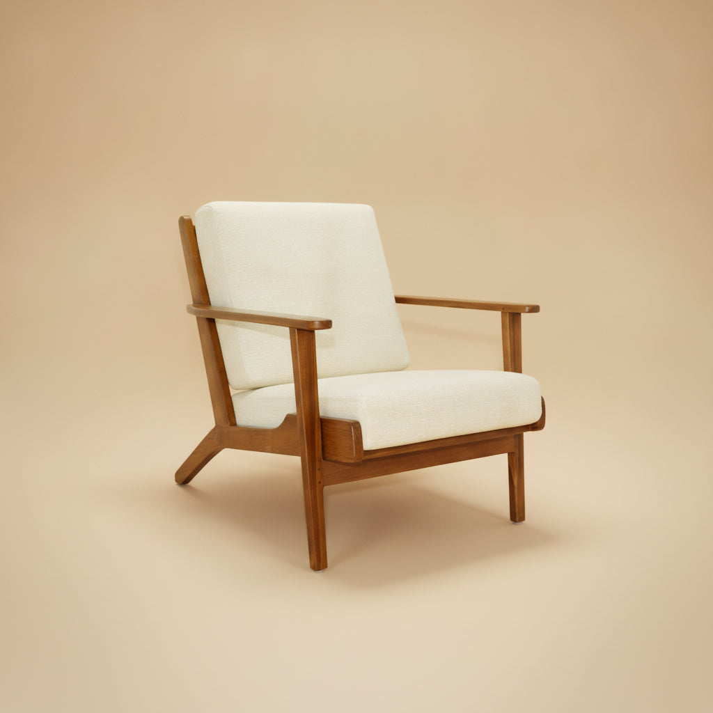 Kyle  Lounge Chair - Cream