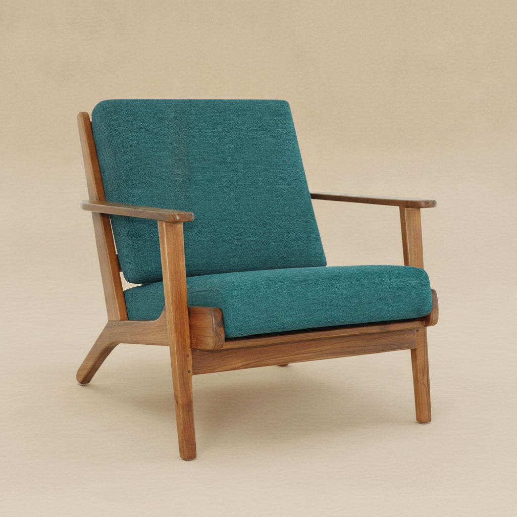 Kyle Lounge Chair - Teal