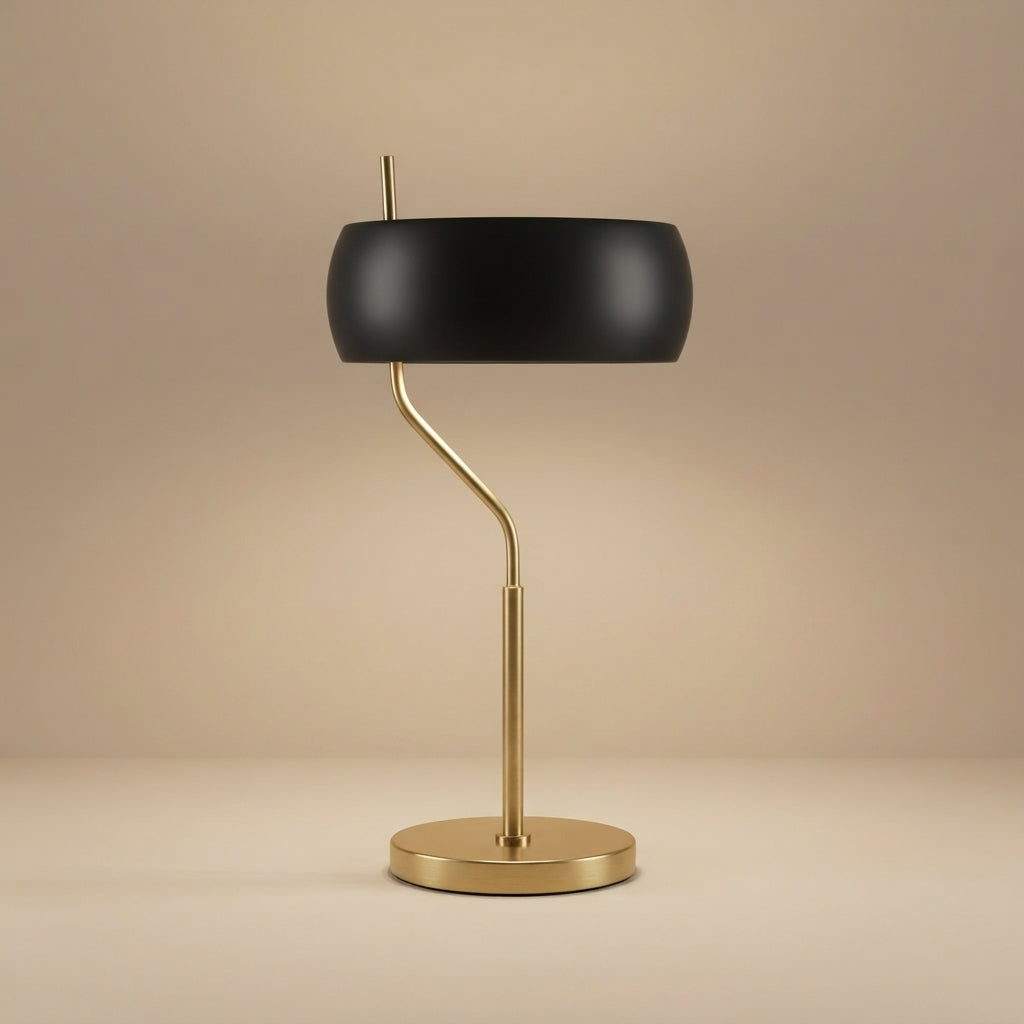 Obscura Table Lamp - Black Outer - White Inner