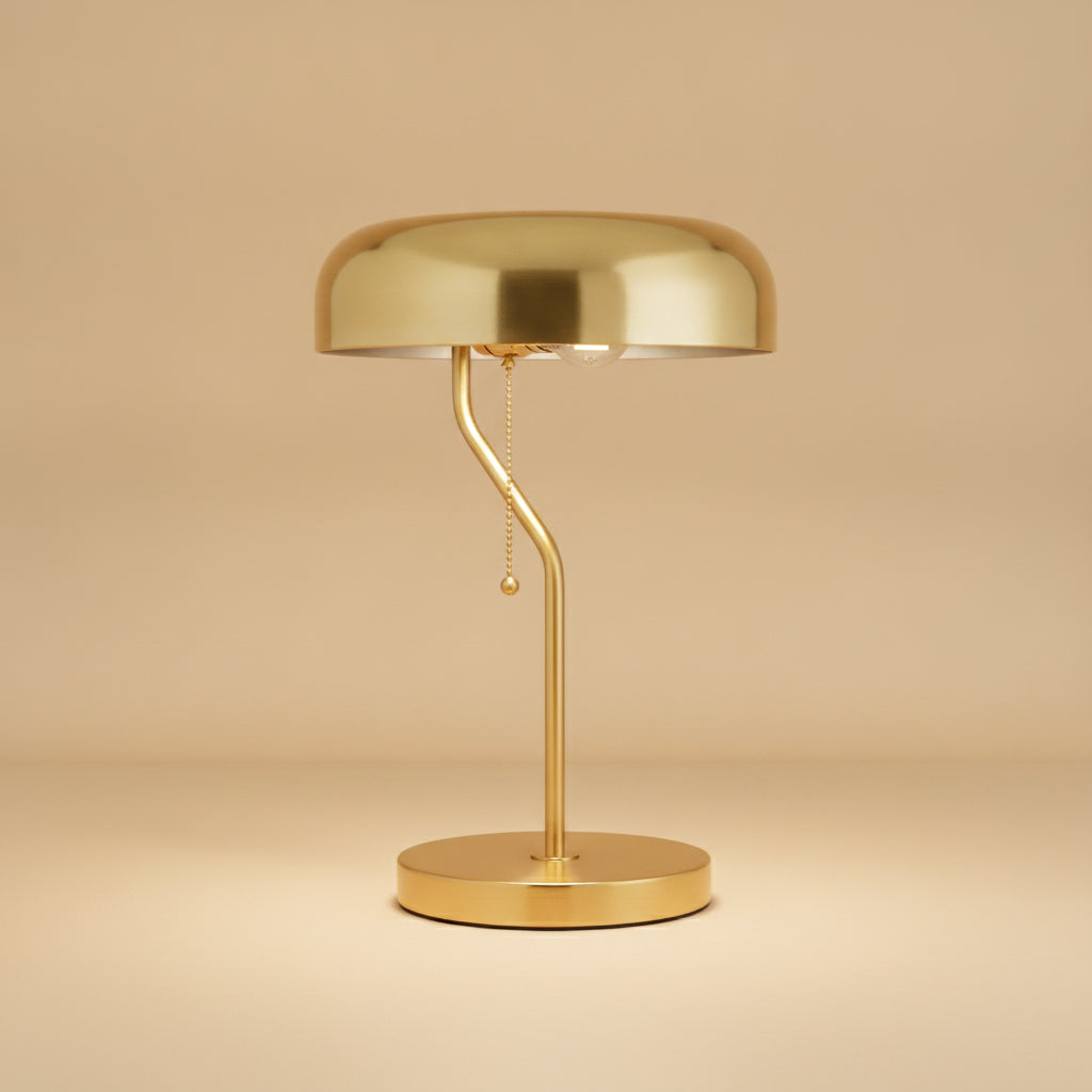 Sonata Table Lamp - Gold outer - White inner