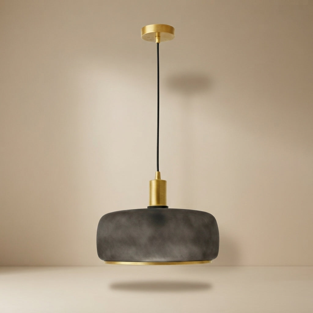 Lightwave Pendant Lamp Black Sprayed-Gold