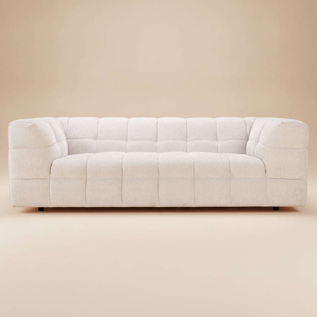 Tacoma Beige Boucle Sofa